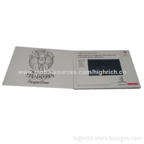 4.3-inch LCD Digital Video Greeting Card, 480 x 272 Pixels Resolution